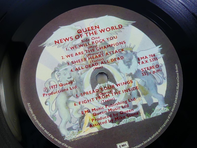 LP 'News of the World' - Queen