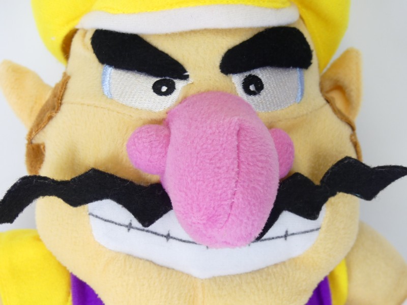 Pluche Mario Bros en Wario