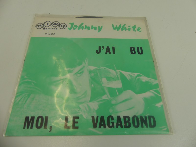 7'' Johnny White – J'ai Bu / Moi, Le Vagabond