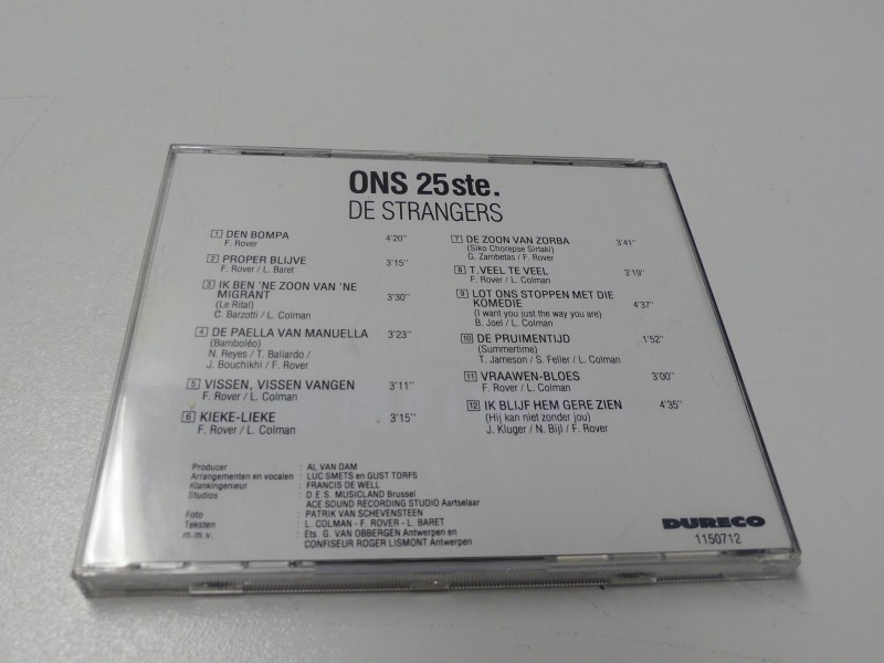 CD - De Strangers – Ons 25ste  ''Gesigneerd''