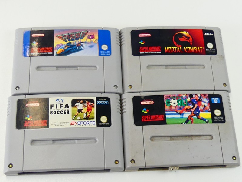 Vintage Super Nintendo SNES Spelletjes