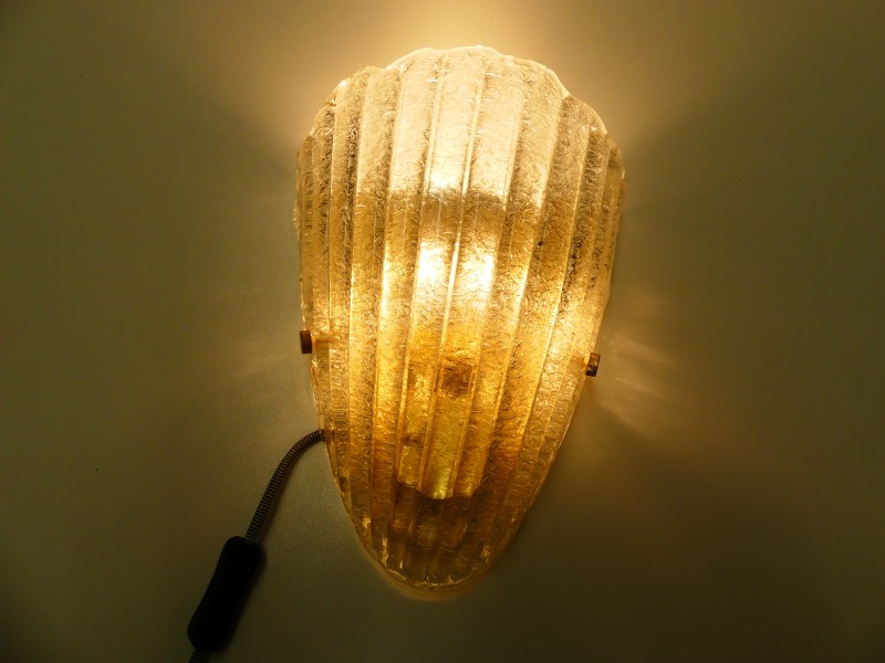 Art Deco Schelpen wandlamp