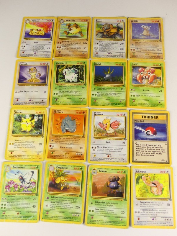 Pokémon Jungle Base set kaarten - ENG(ned/Fr)