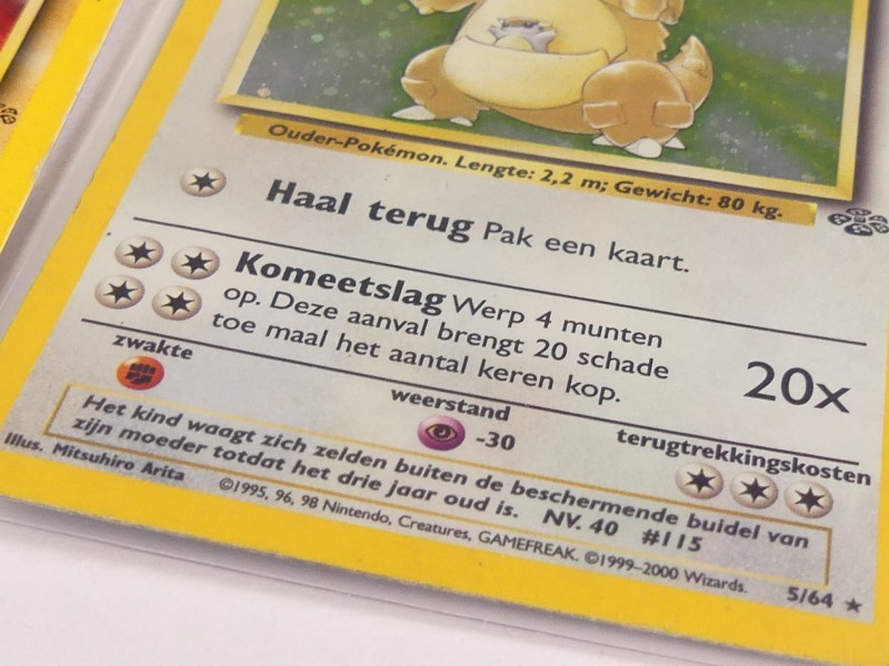 Pokémon Jungle Base set kaarten - ENG(ned/Fr)