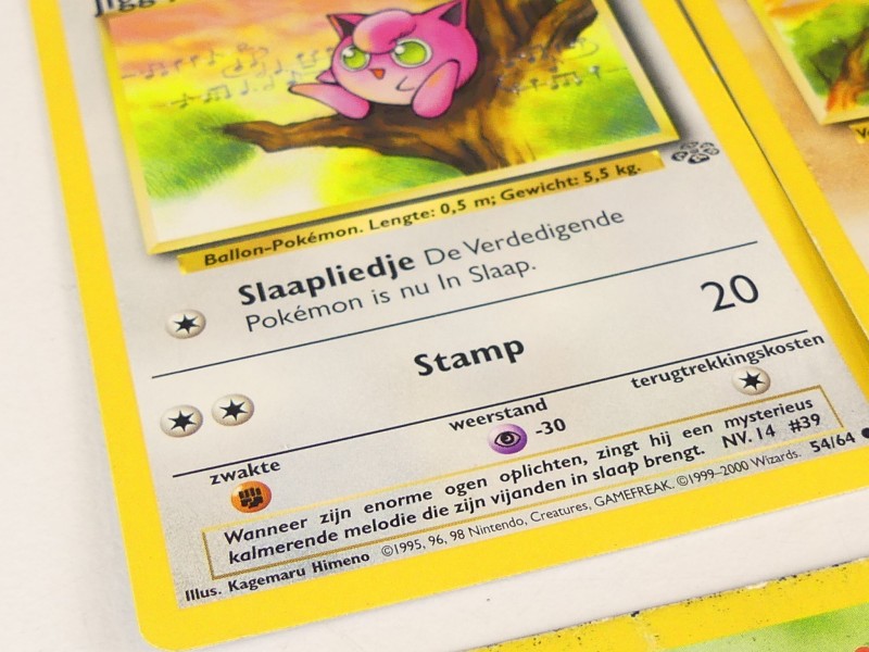 Pokémon Jungle Base set kaarten - ENG(ned/Fr)