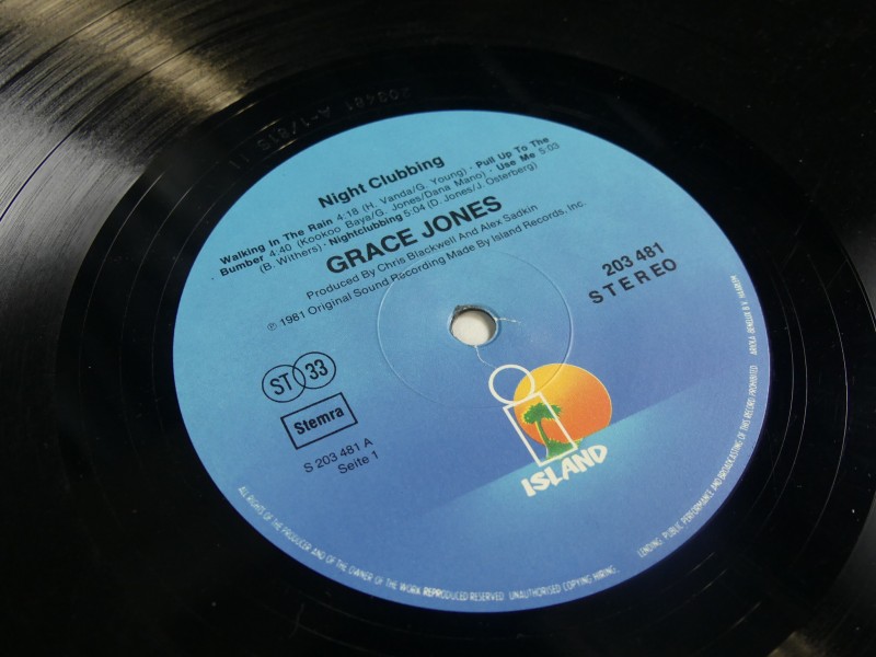 LP Nightclubbing - Grace Jones