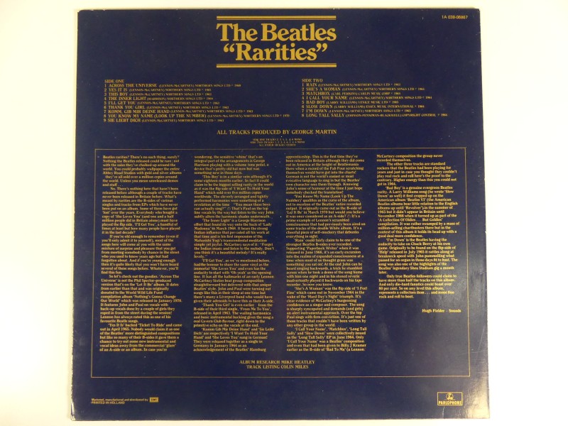 The Beatles 'Rarities' LP