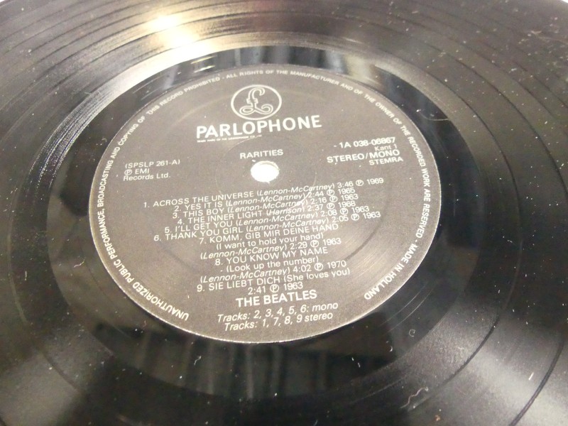 The Beatles 'Rarities' LP