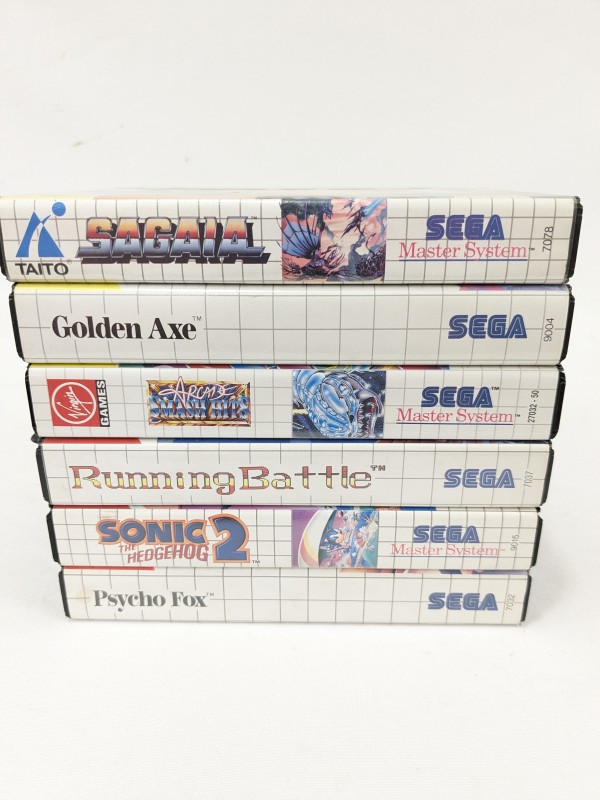 6 Master System Games