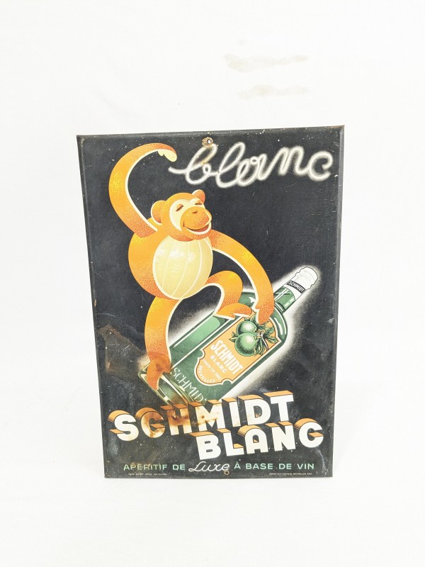 Blikken Reclamebord Likeur Witte Schmidt [1930's]