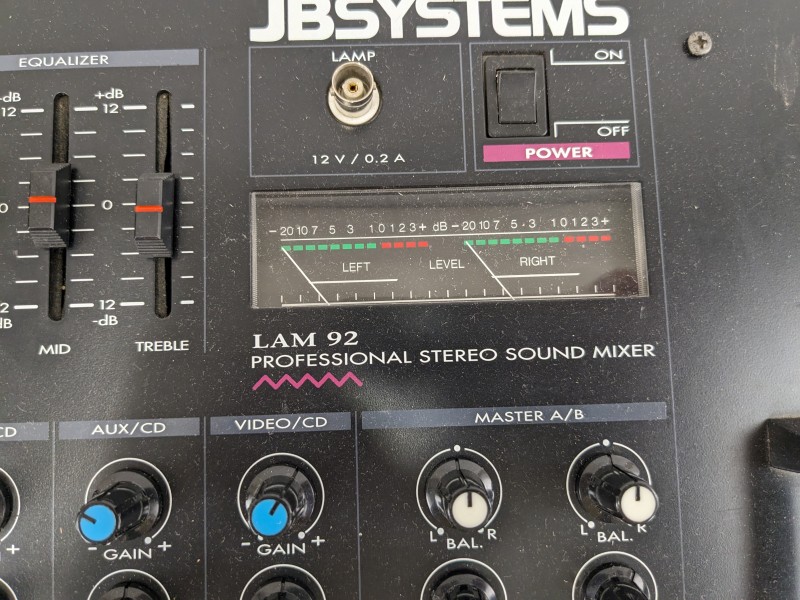 JBSystems LAM92 mengpaneel