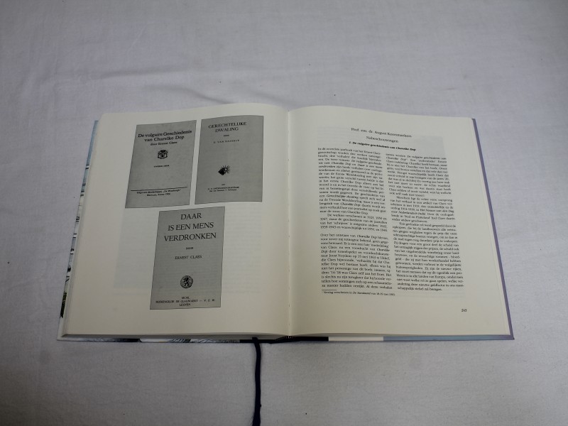 Genummerd boek Ernest Claes: Oorlogsdagboeken : De vulgaire geschiedenis van Charelke Dop / Gerechtelijke dwaling / Daar is een mens verdronken (Art. 896)