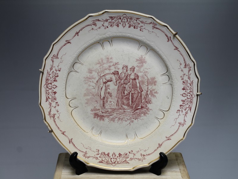 Vijf sierborden Watteau VB Villeroy & Boch  (Art. 886)