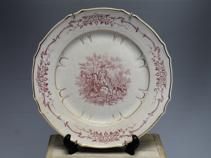 Vijf sierborden Watteau VB Villeroy & Boch  (Art. 886)