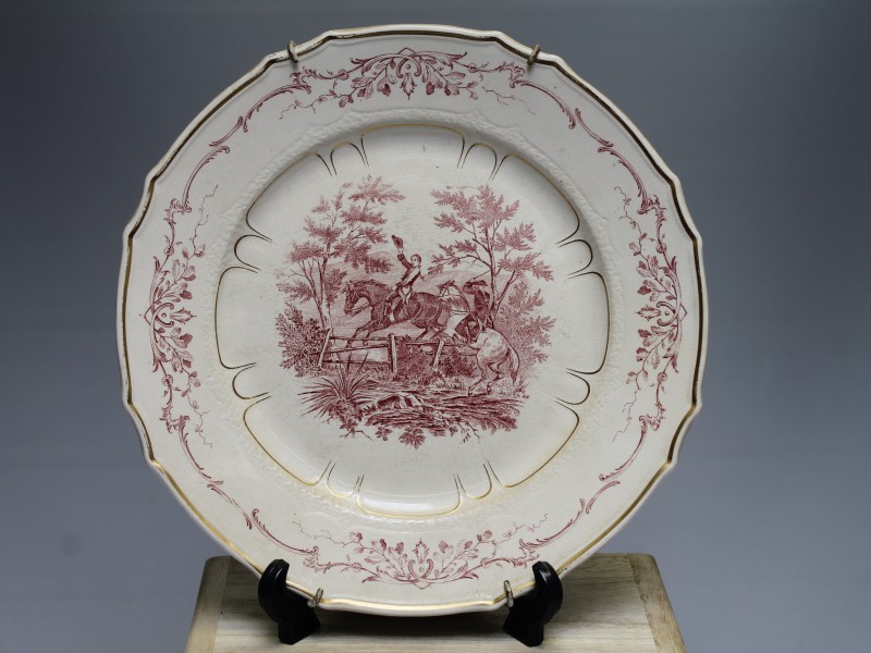 Vijf sierborden Watteau VB Villeroy & Boch  (Art. 886)