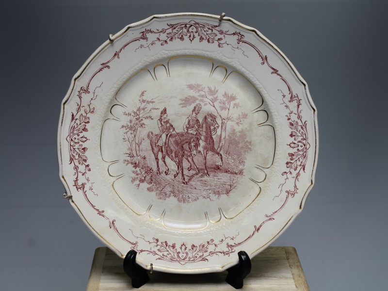 Vijf sierborden Watteau VB Villeroy & Boch  (Art. 886)