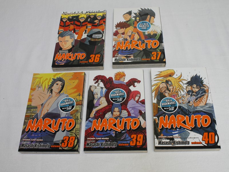 Naruto- Manga- Volume 36 t/m 40 by  Masashi Kishimoto (Art. 910)