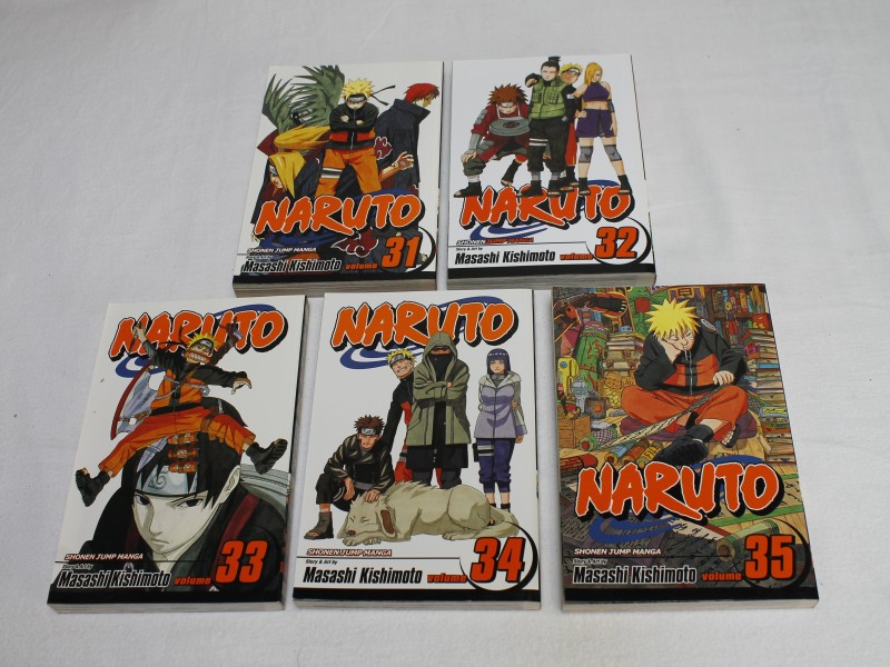 Naruto- Manga- Volume 31 t/m 35 by  Masashi Kishimoto (Art. 909)