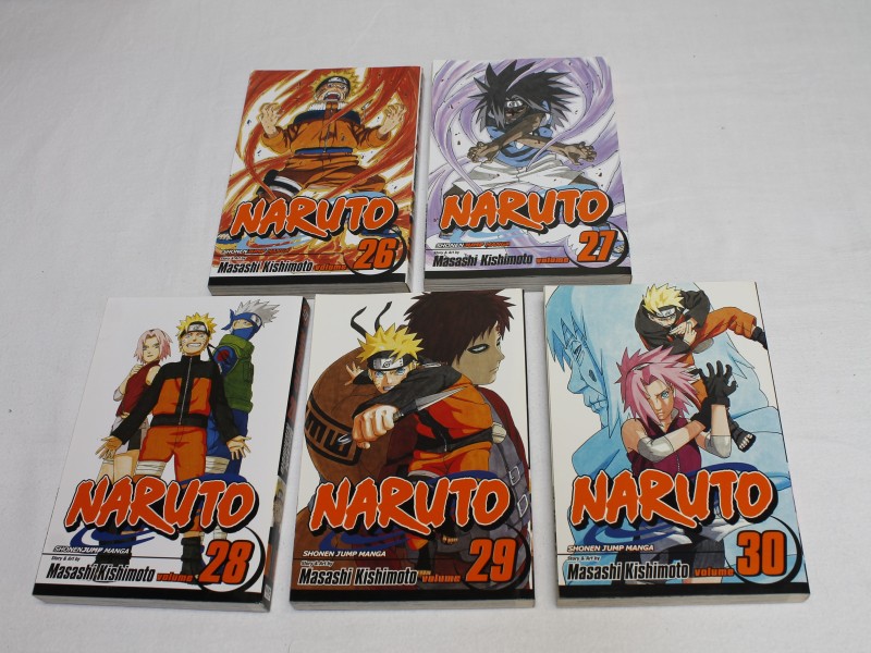 Naruto- Manga- Volume 26 t/m 30 by  Masashi Kishimoto (Art. 908)