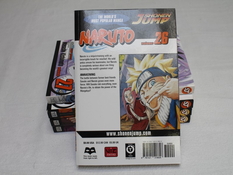 Naruto- Manga- Volume 26 t/m 30 by  Masashi Kishimoto (Art. 908)