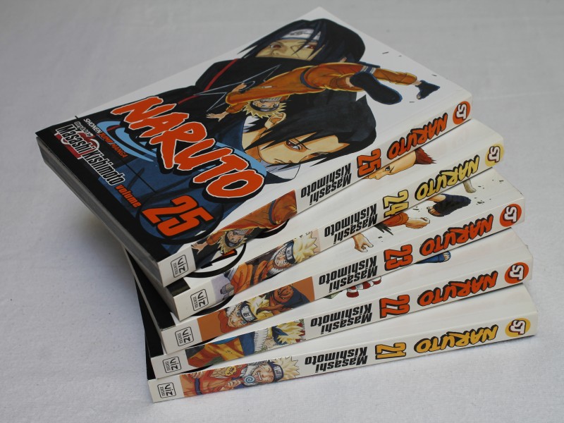 Naruto- Manga- Volume 21 t/m 25 by  Masashi Kishimoto (Art. 907)