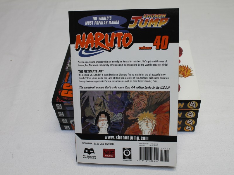 Naruto- Manga- Volume 36 t/m 40 by  Masashi Kishimoto (Art. 910)