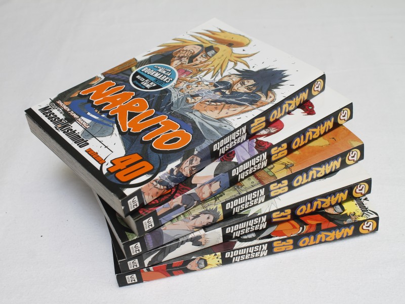 Naruto- Manga- Volume 36 t/m 40 by  Masashi Kishimoto (Art. 910)