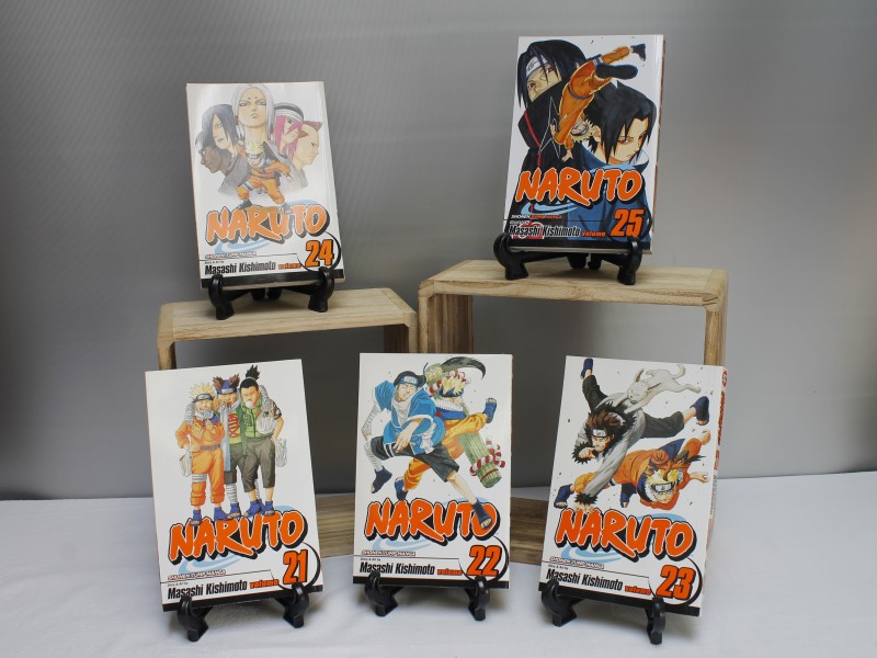 Naruto- Manga- Volume 21 t/m 25 by  Masashi Kishimoto (Art. 907)