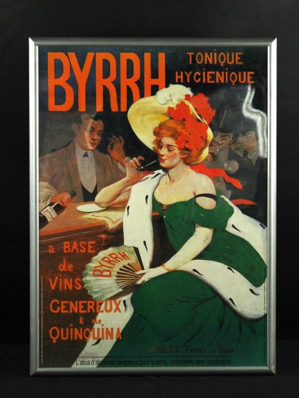 2 Knappe vintage reclameaffiches BYRRH - Tonique Hygenique