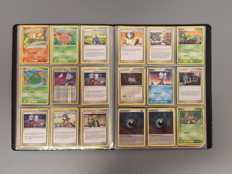 Album met Pokémon kaarten