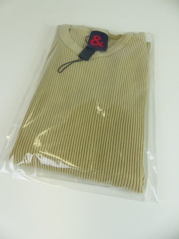 Ribbed Shirt camel gemerkt Dolce& Gabbane - mt42