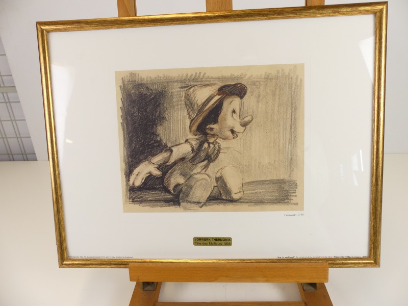Print 'Pinocchio 1940' titel: Am I a real boy © Disney 4884