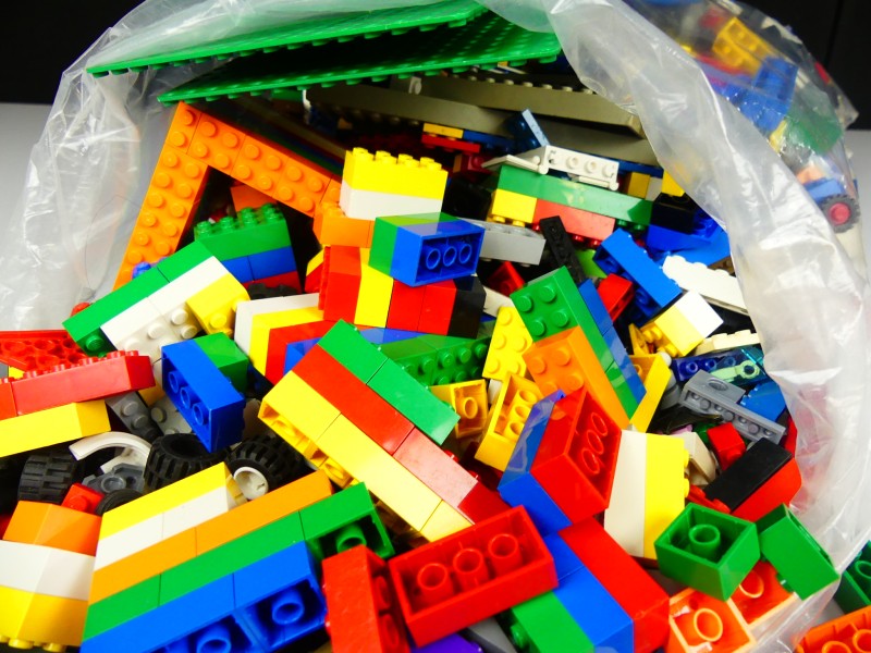 4Kg Diverse Lego steentjes en onderdelen