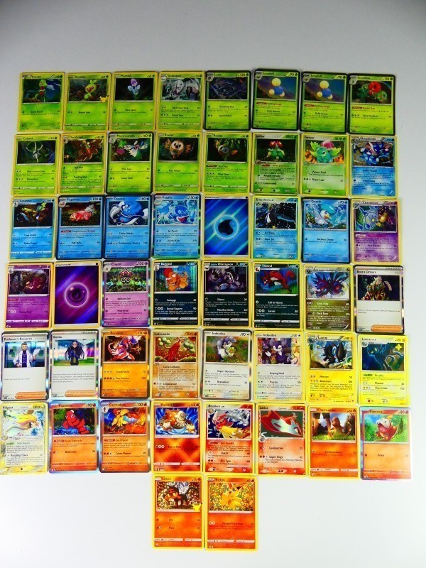 50 holo Pokémon kaarten