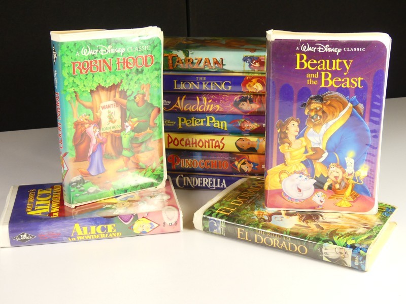 Vintage vhs banden disney