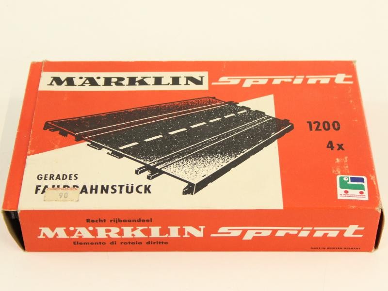 Märklin Sprint race car set en toebehoren