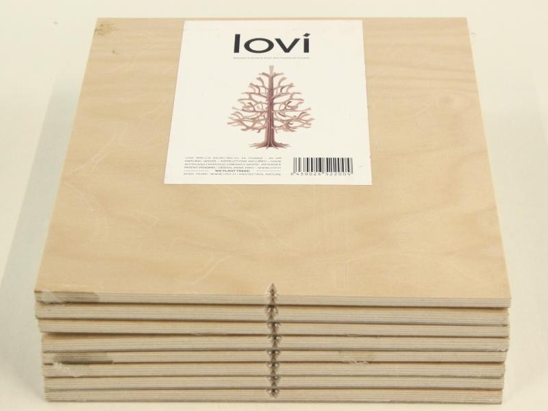 Lovi - zelfbouwpakketten van kerstbomen en kerstballen + bookniture