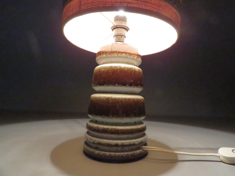 Vintage tafellamp (getest en werkt)