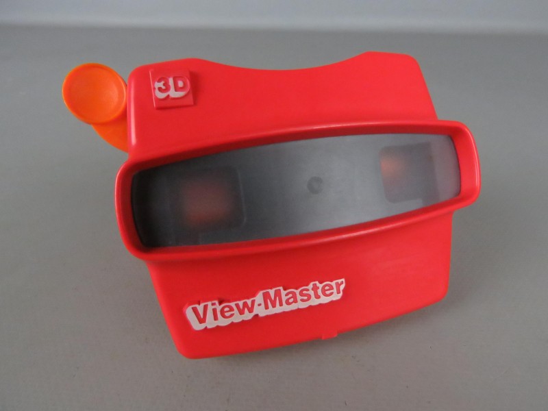 3D viewmaster met 2 series van fiches