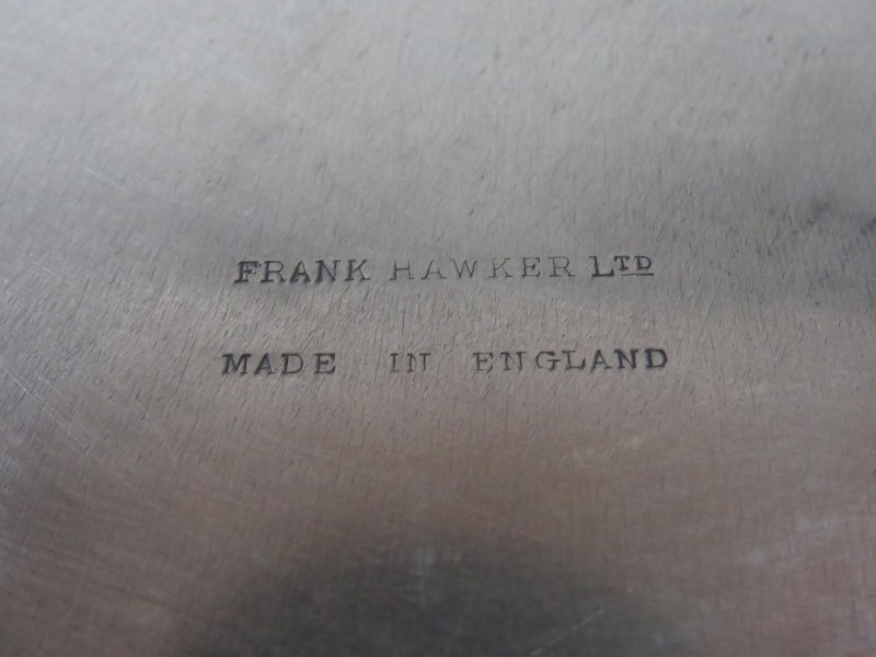 Antieke zilveren dienblad - F. Hawker England