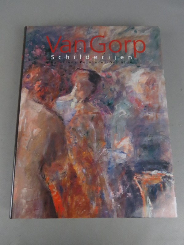 Hardcover boek schilderijen van "Van Gorp"