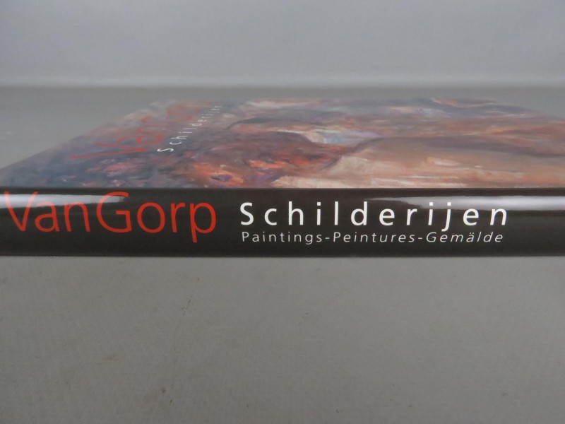 Hardcover boek schilderijen van "Van Gorp"