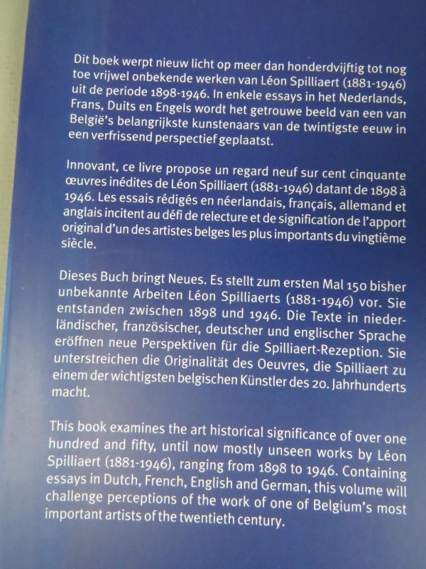 Hardcover boek "Léon Spilliaert - onbekende werken"