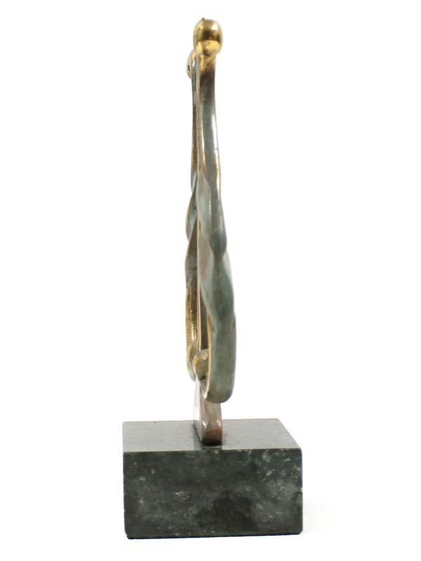 Bronzen sculptuur "Lier" by Bogdan Bondikov