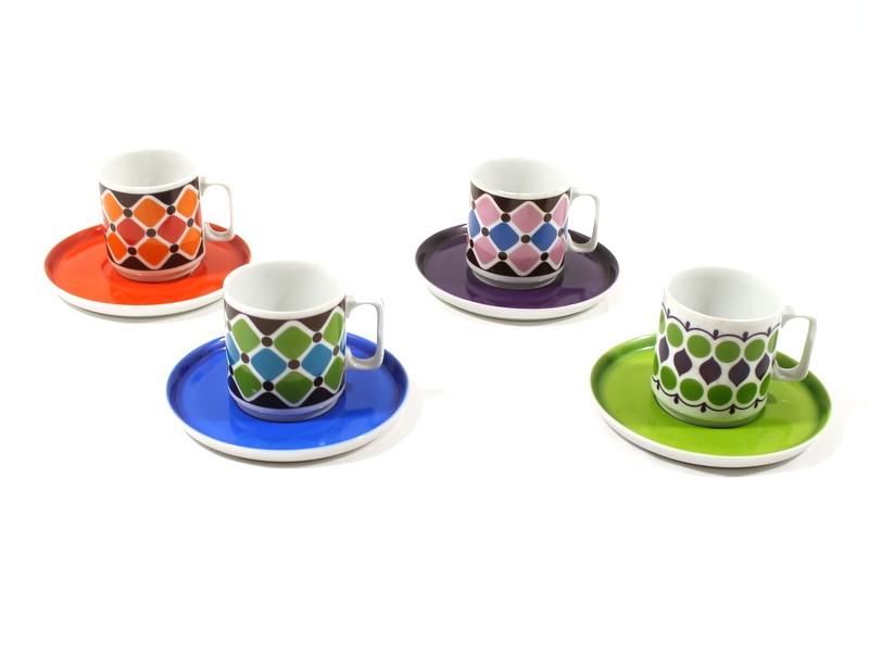 Vintage Vohenstrauß koffieservies (Johann Steltmann)