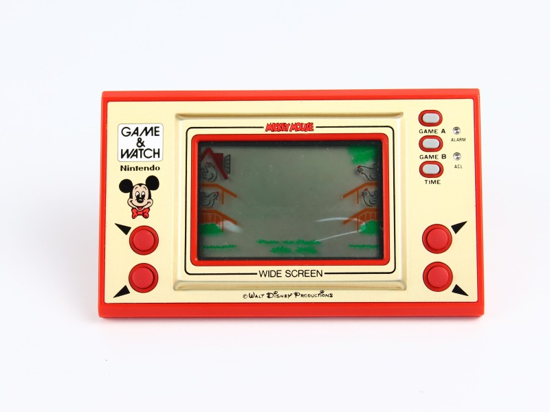 Mickey Mouse Nintendo Game & Watch Gold