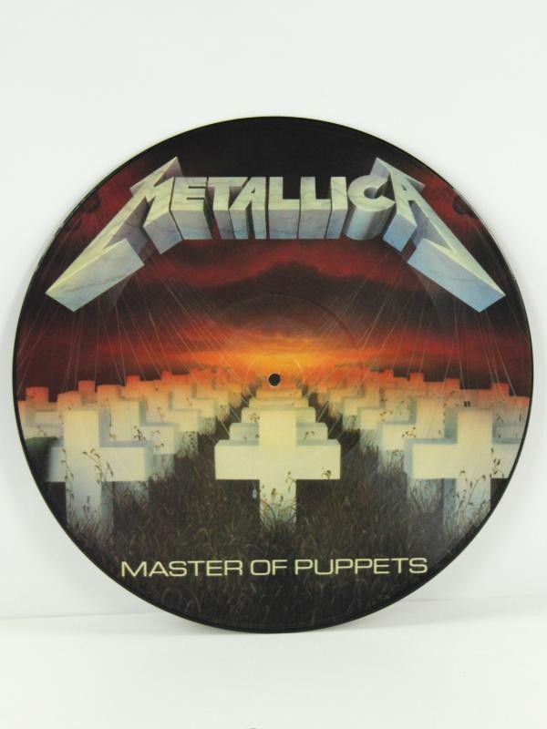 3 losse Metallica Picture Vinyl platen