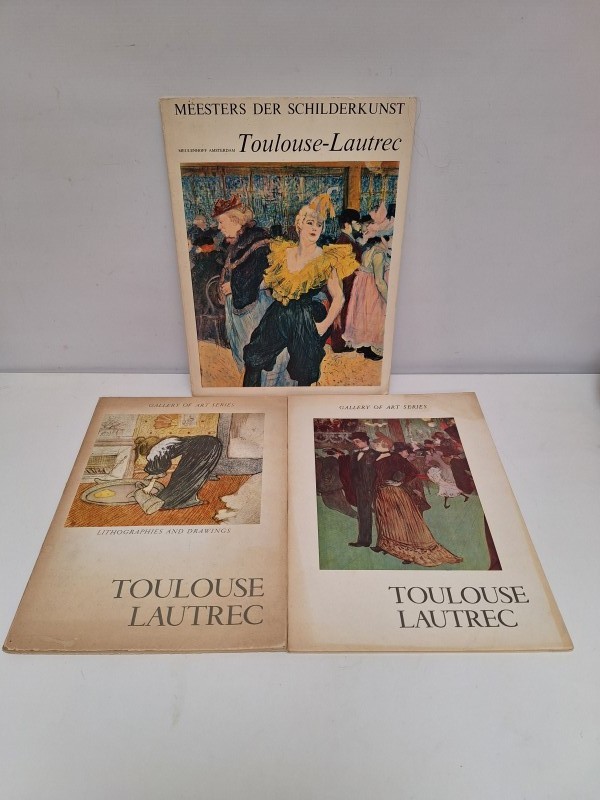 3 boeken over Toulouse-Lautrec