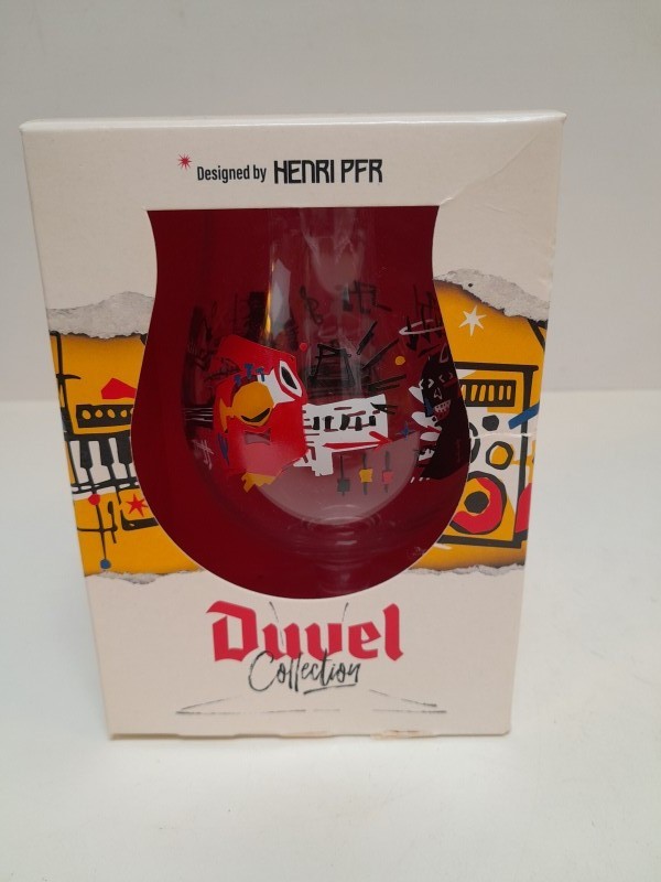 Lot van 6 collectible Duvel glazen