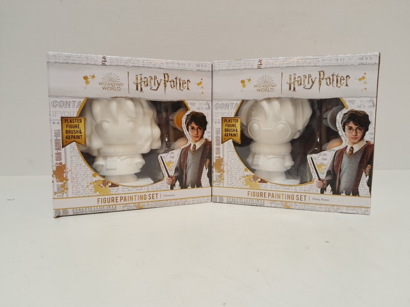 2 Painting Figures - Harry Potter - Harry Potter en Hermione Granger